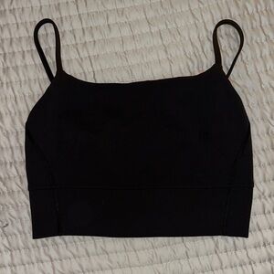 Lululemon Athletica Black Strappy Crop Top